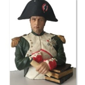 Busto colorido de Napoleón